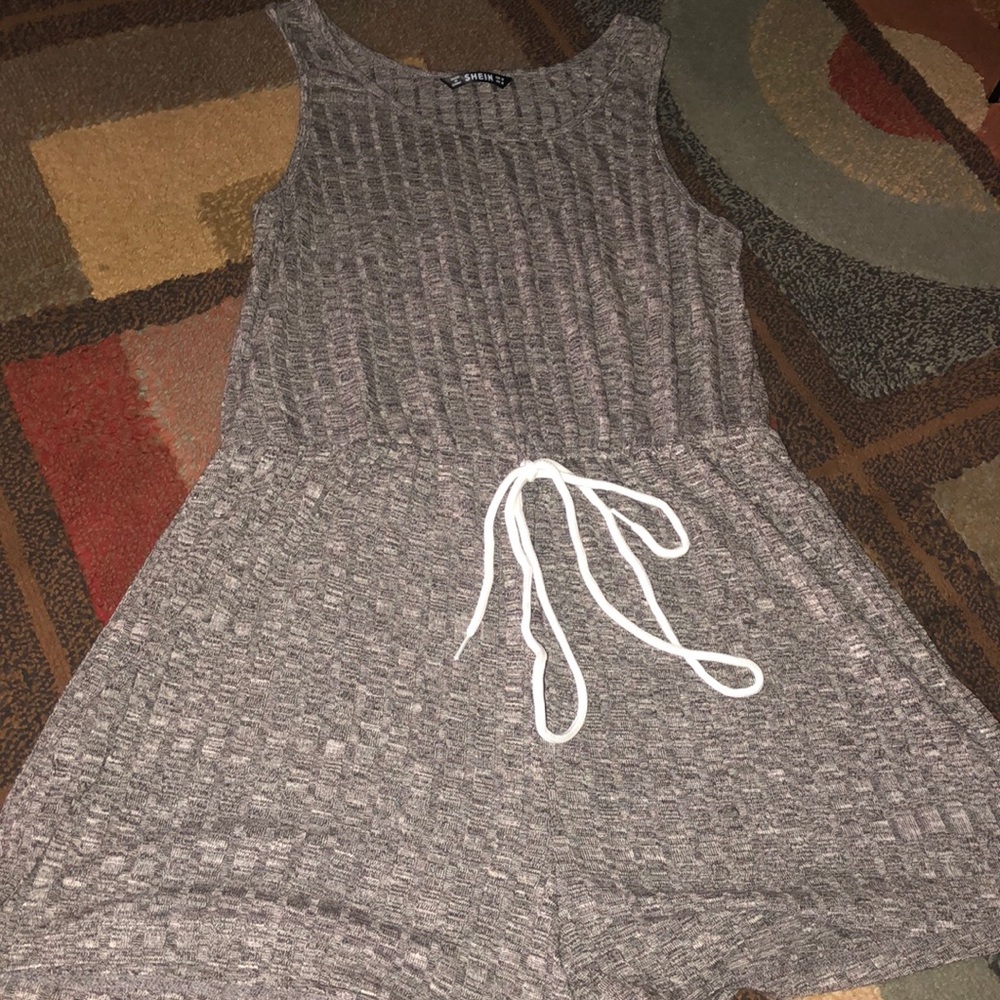 Gray romper